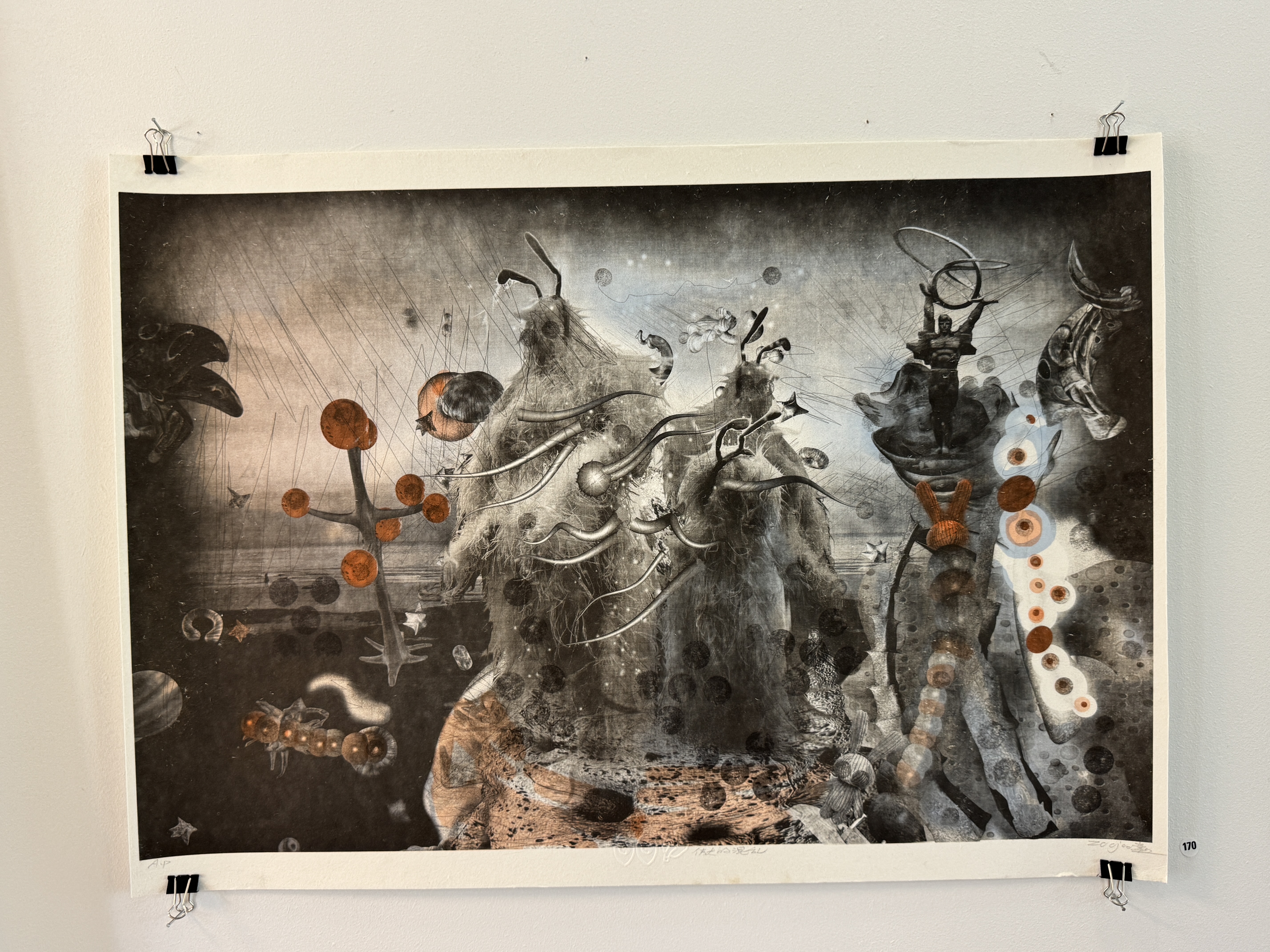 ZOOJOO 作品在瑞典柯式印刷研讨会暨年度展览会现场展出